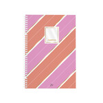 Cuaderno A4 Fw Semirigido Pink 80Hjs Rayado 999671